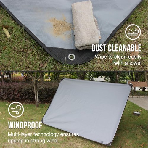 LYN Heavy Duty Emergency Blanket Survival Gear Waterproof Insulated Blanket Emergency Tarp for Camping, Hiking, Bushcraft