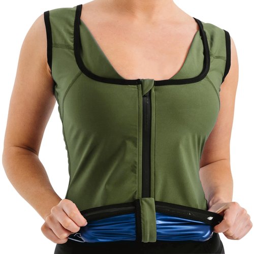 RDX Women’s Sauna Vest Heat Trapping Sweat Waist Trainer - REACH OEKO TEX 100 Certified Body Shaper