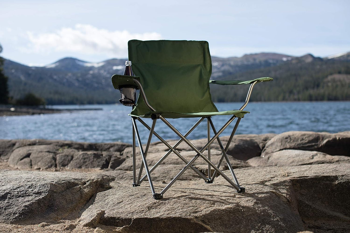 Portable Picnic Camp Chair with Carrying Bag - Lightweight Beach Chair