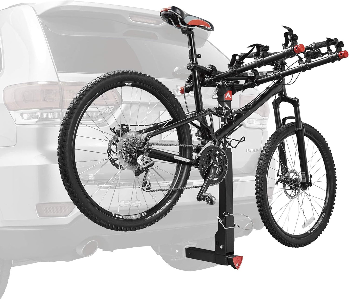 Allen Sports Deluxe Locking Quick Release 5-Bike Carrier for 2 in. Hitch, Model 552QR , Black