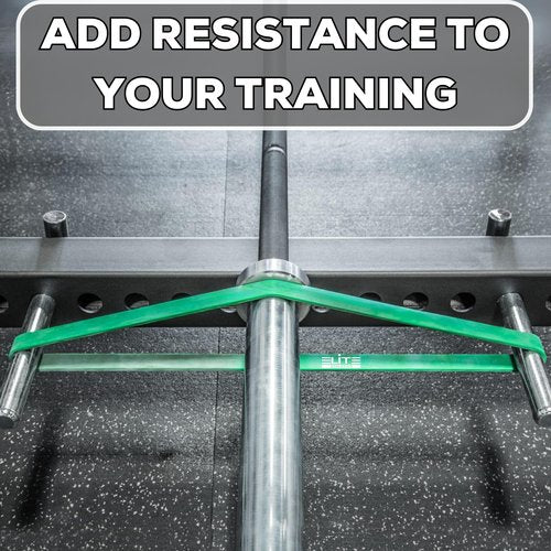 Heavy Short Power Resistance Bands by Elite Athletics Set of 3, Deadlift Band, Glute Activation, Booty Exercise, Hip Band and Dynamic Warm Up Plus Carry Bag
