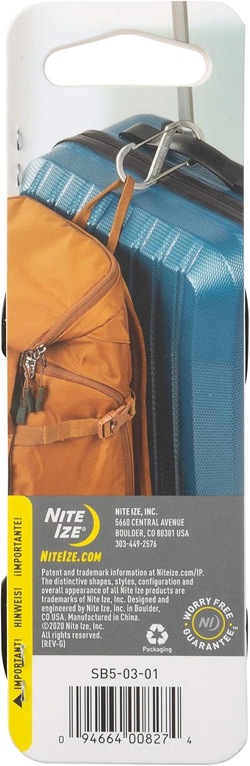 Nite IZE S-Biner Size 5 Durable Carabiner