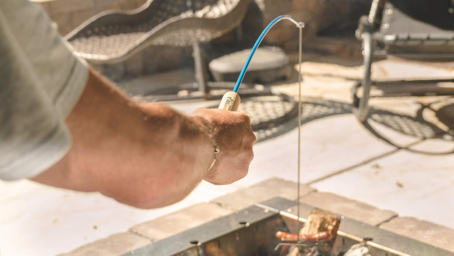 Fishing Pole Campfire Roasters Bundle Packs Campfire Roasting Sticks Outdoor Firepit Tools