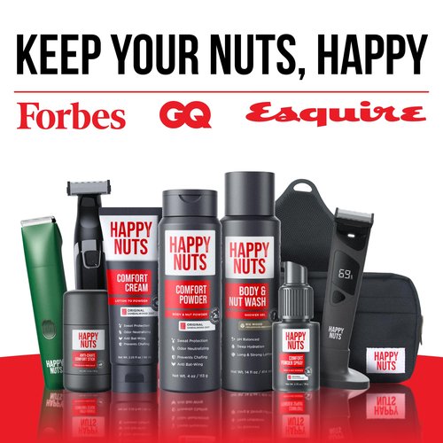 HAPPY NUTS Comfort Starter Pack - Cream and Powder Deodorants