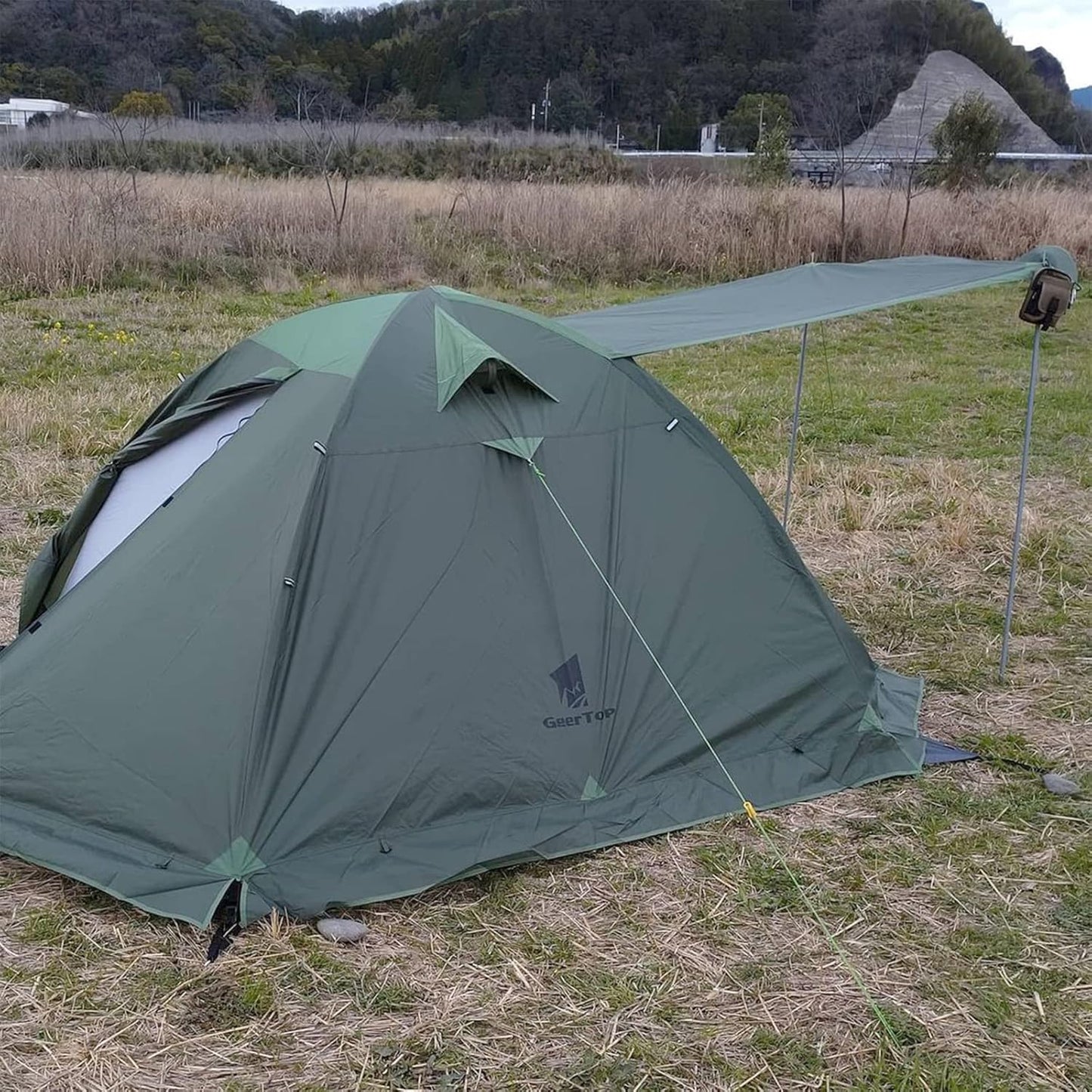 GEERTOP 4 Person 4 Season Tent for Camping Waterproof Double Layer Easy Set Up Family Tent for Camping Hiking Backpacking Outdoor Travel