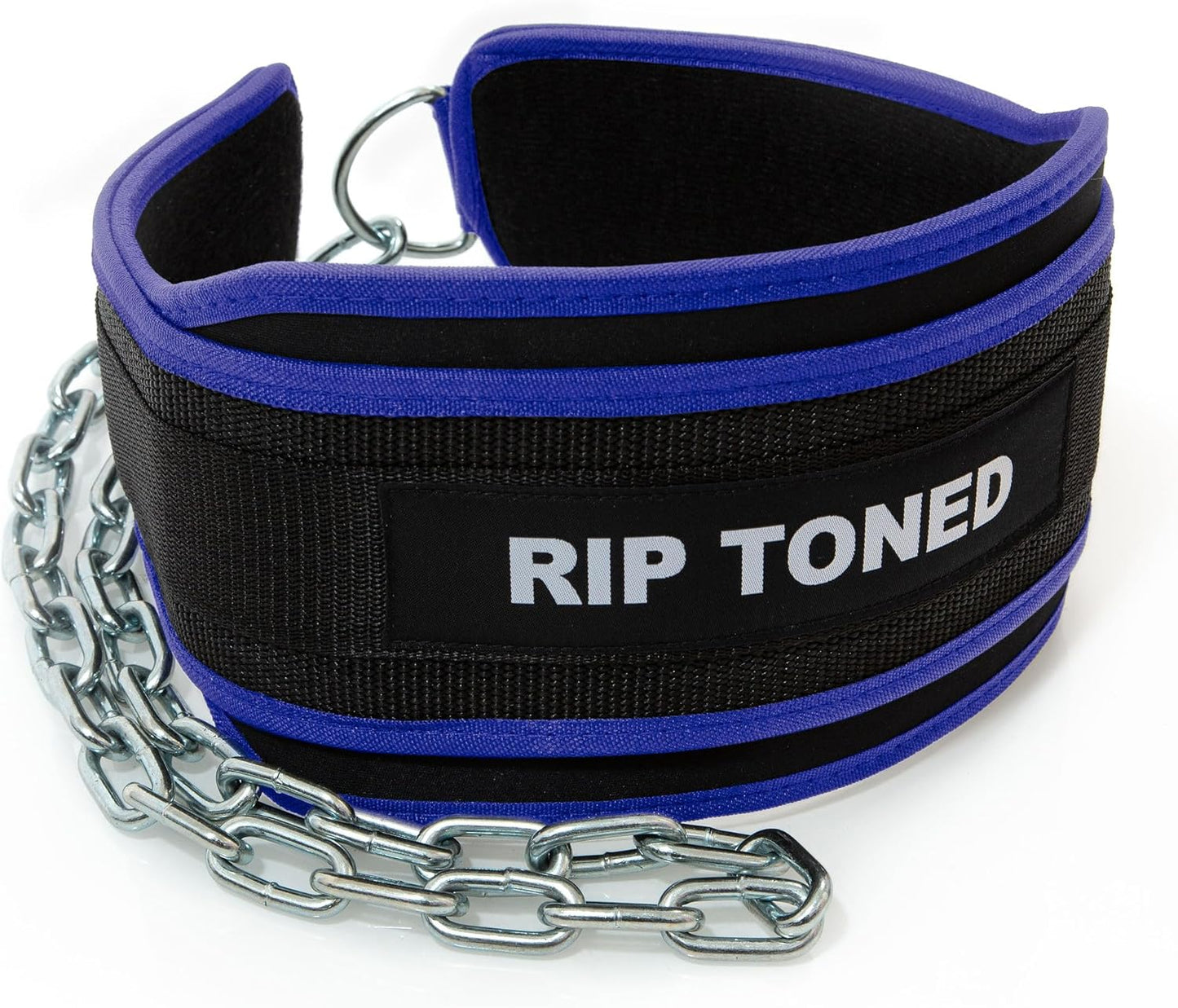 Rip Toned Dip Belt for Weight lifting, Pull Ups, Dips, Chin Ups - 36" Heavy Duty Steel Chain - Weight Belt with Chain for Weight Lifting, Powerlifting, and Strength Training