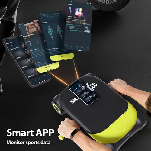 WONDER CORE Ab Roller Workout Equipment, Sit Up Exercise Equipment for Core Workout, Abdominal Exercise Machine for Home Gym