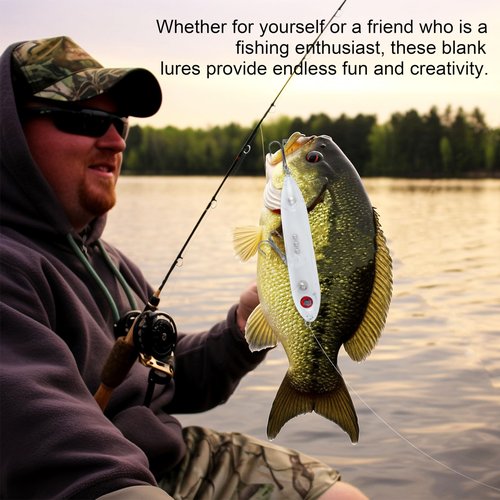 Catfish Rattling Line Float Lure for Catfishing Catfish Spook Rattle/Floats Dragon Style Peg Floats for Santee Rig Fishing 10/20 Pack Clear Unpainted Blank