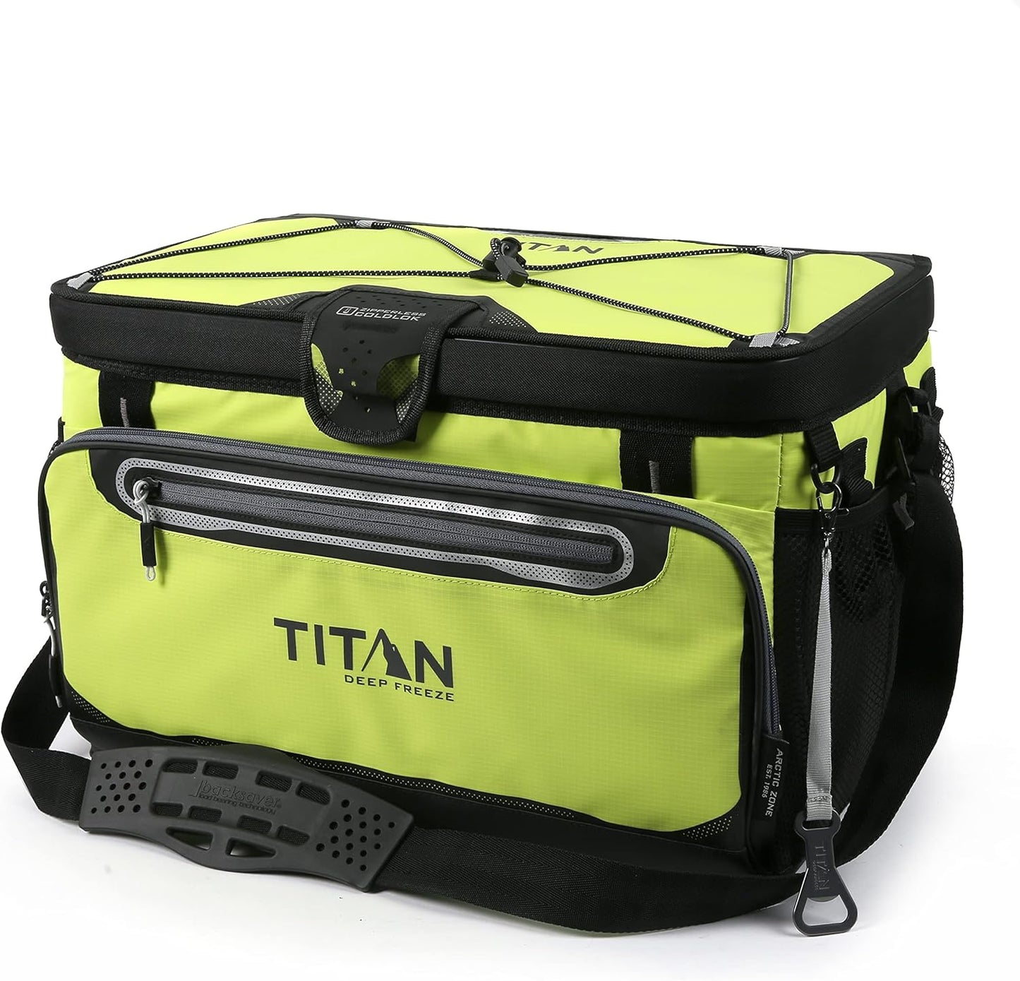 Titan by Arctic Zone 30 Can Zipperless Soft Cooler with HardBody Liner