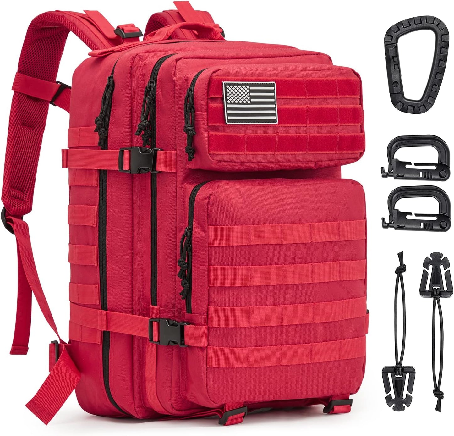 G4Free 45L Military Tactical Backpack 3 Day Assault Survival Molle Pack Bug Out Bag Travel Fishing Backpack Rucksack