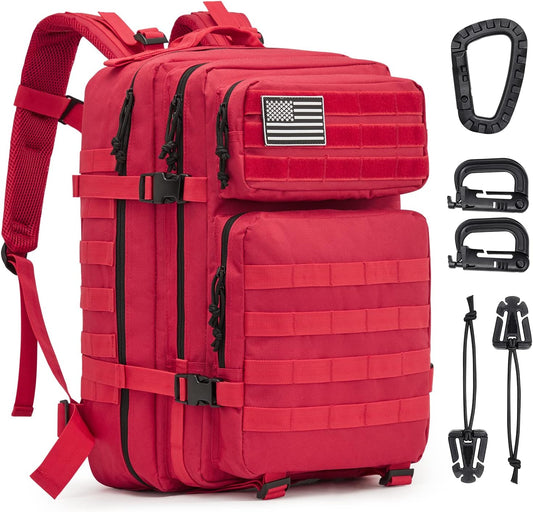 G4Free 45L Military Tactical Backpack 3 Day Assault Survival Molle Pack Bug Out Bag Travel Fishing Backpack Rucksack
