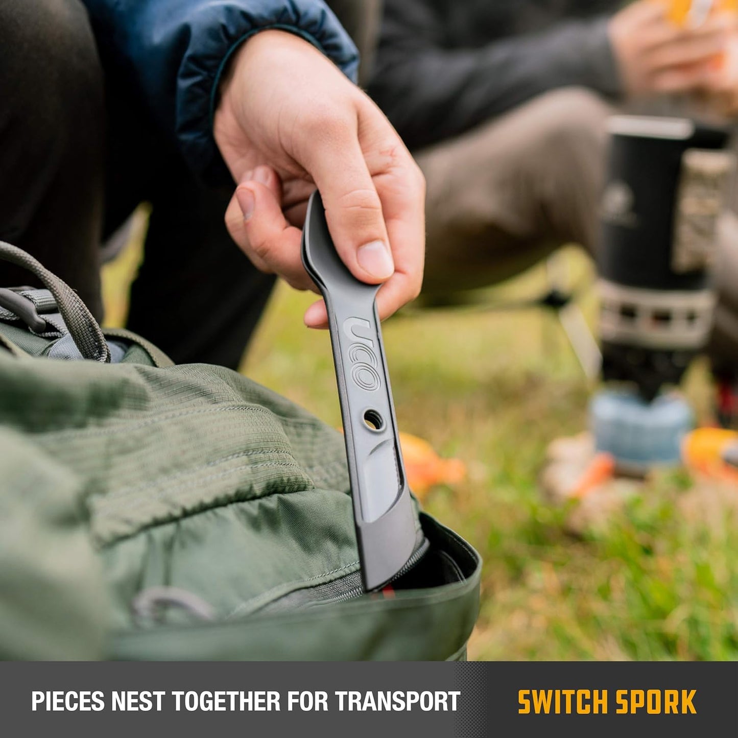 UCO Switch Spork 2-Piece Integrated Camping Utensil Set