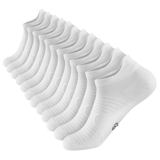 Compression Ankle Socks (6 Pairs) for Men & Women, Running Socks With Arch Support