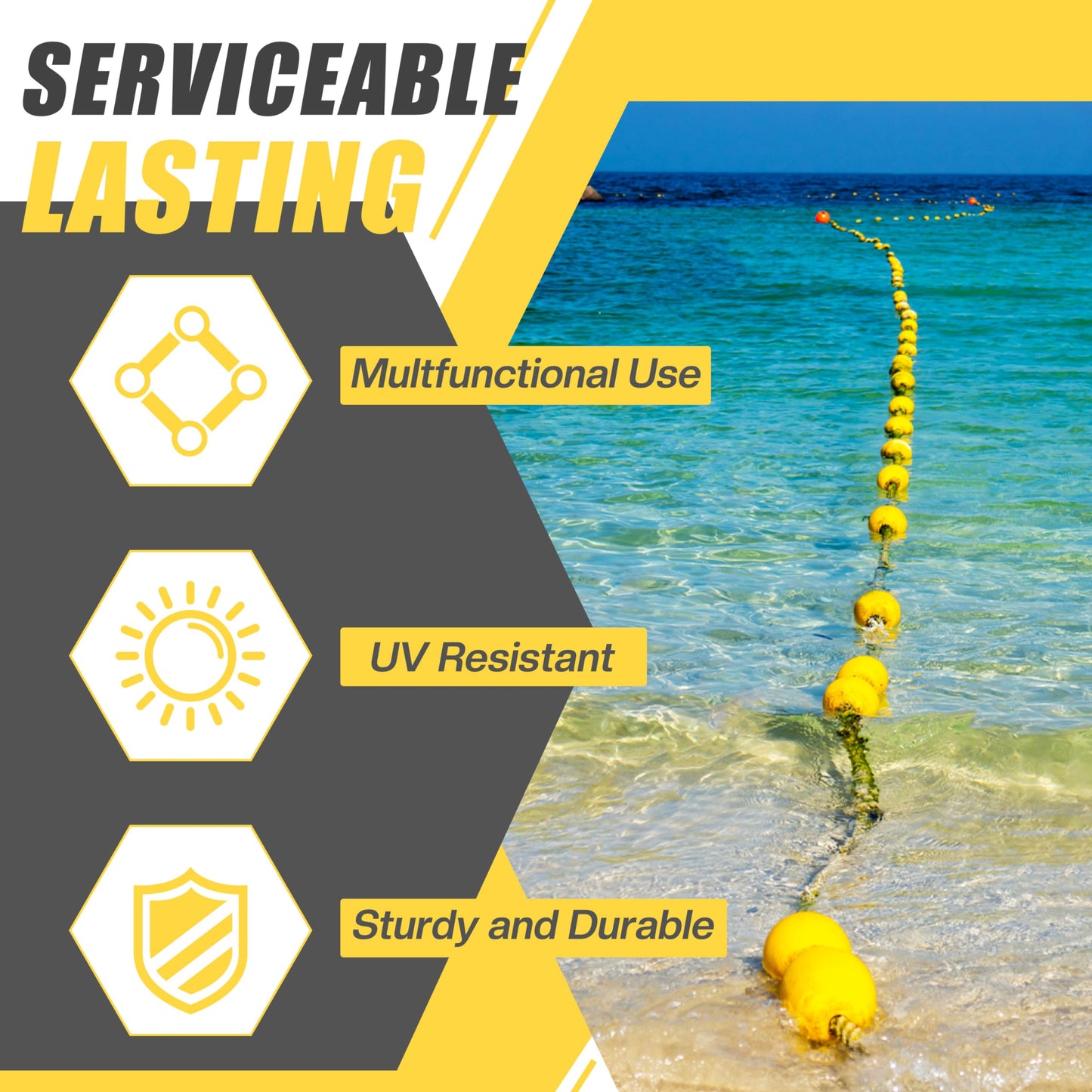 JOGFFDE Rope Floats Marine Buoys Floats Deep Water Fishing Marker Buoys Bulk Crab Trap Buoy Floats Marine Anchor Rope Float for Boats Swimming Kayak Crabbing Trail Dock Pool(TF17-4PCS)