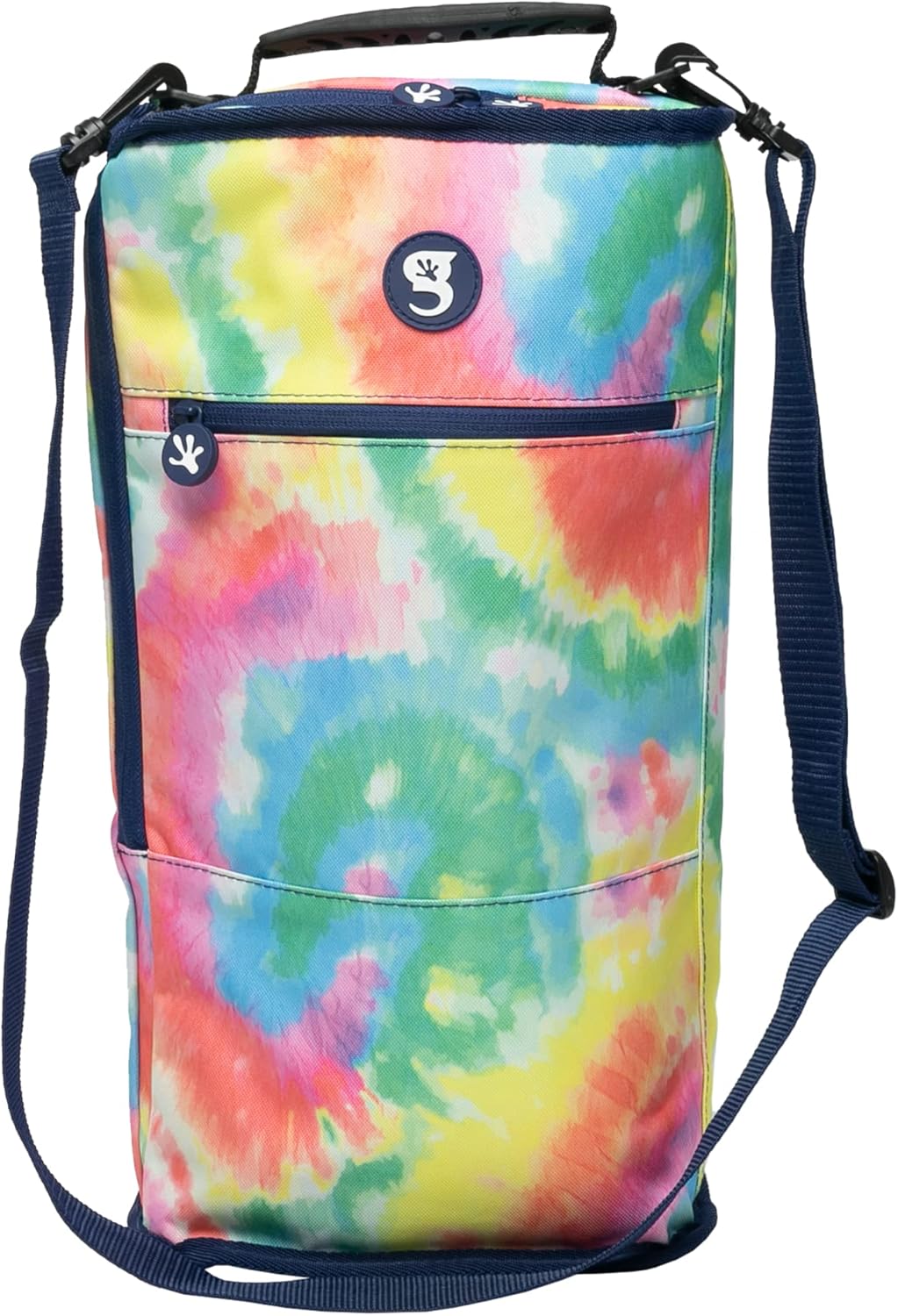 geckobrands Verticool Cooler - Insulated Portable Soft Cooler Bag with Adjustable Shoulder Strap, Holds 9 Cans or 2 Wine Bottles, Perfect for Beach, Picnics, and Outdoor Activities