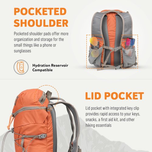 Mystery Ranch Gallagator 10 Backpack – Weather Resistant Travel Bag with Sternum Strap – Paprika, 10L, L/XL