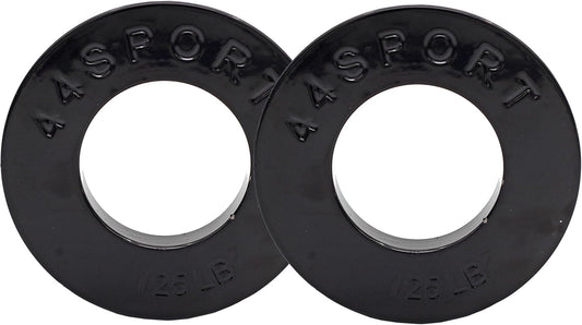 44SPORT 1.25lbs Olympic Fractional Weight Plates Black – Set of 2