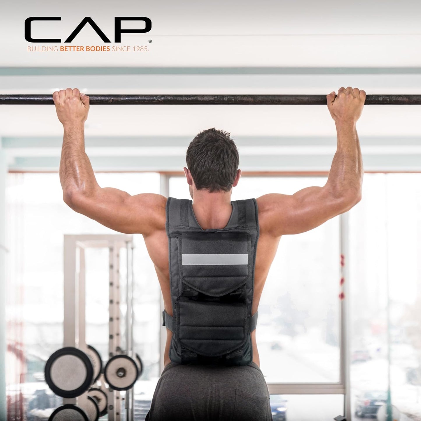 Adjustable Weighted Vest by CAP Barbell | Custom Fit for Enhanced Workouts