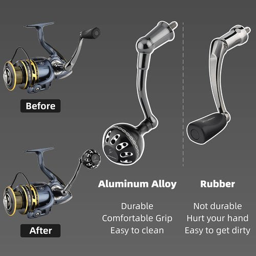 GOMEXUS Power Handle for Pfluger President Spinning Reel 35 40