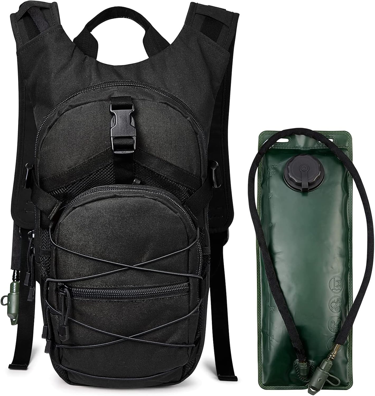 G4Free Hydration Pack Sports Runner Hydration Backpack with 3L Bladder for Running Hiking Cycling Biking