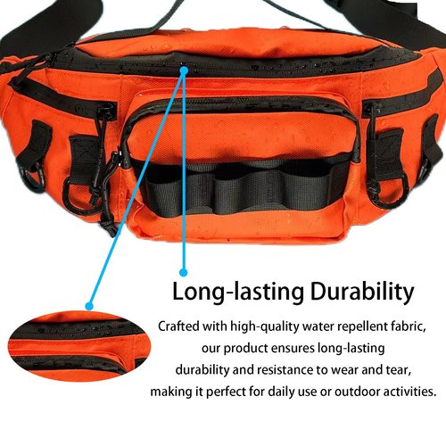Chardime Men's Lightweight Fishing Fanny Pack - Sling Pack