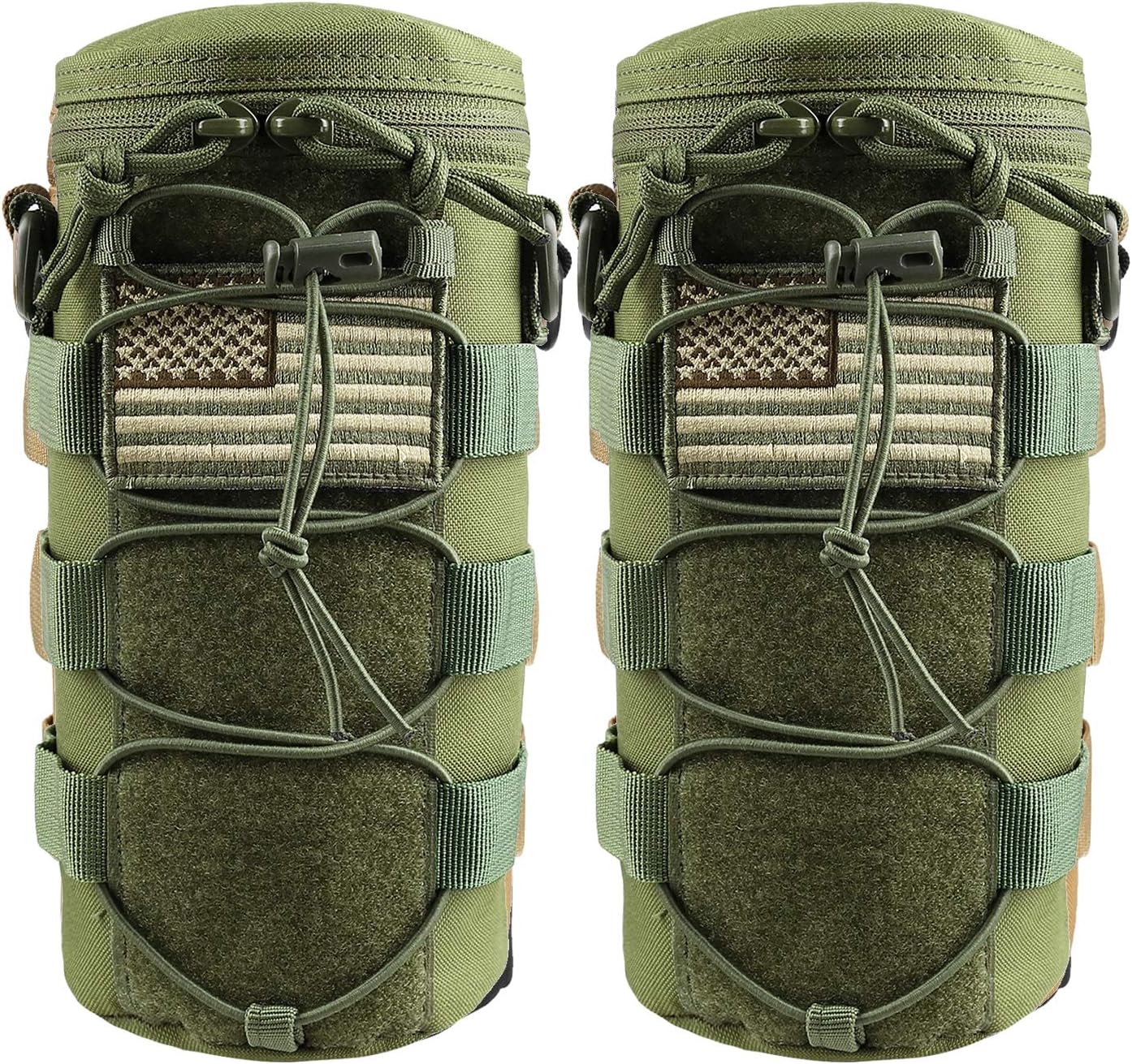 AMYIPO Water Bottle Pouch Molle Tactical Holder Storage Bag for 32oz Carrier