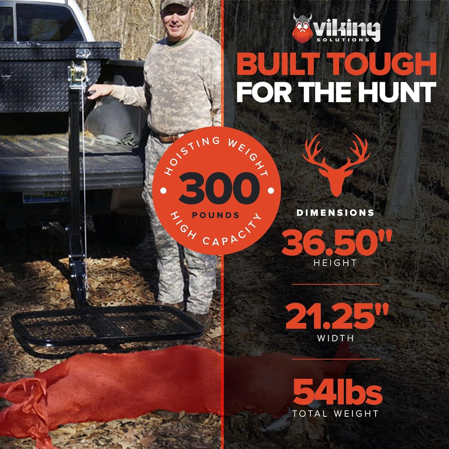 SwiveLift Portable Big Game Hitch-Mounted Lifting System - Durable & Lightweight