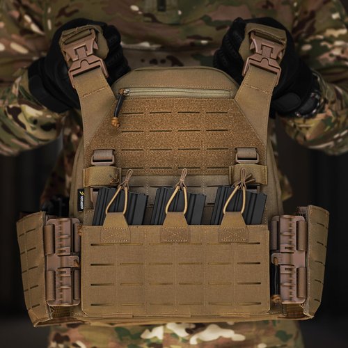VOTAGOO GEAR Tactical Vest, Quick Release Lightweight Airsoft Vests, Adjustable Breathable Weighted Vest