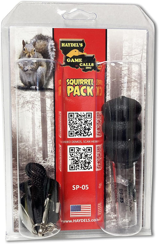 Haydel's Game Calls, Inc. SP-05 Squirrel Call Pack Squirrel Calls for Hunting.