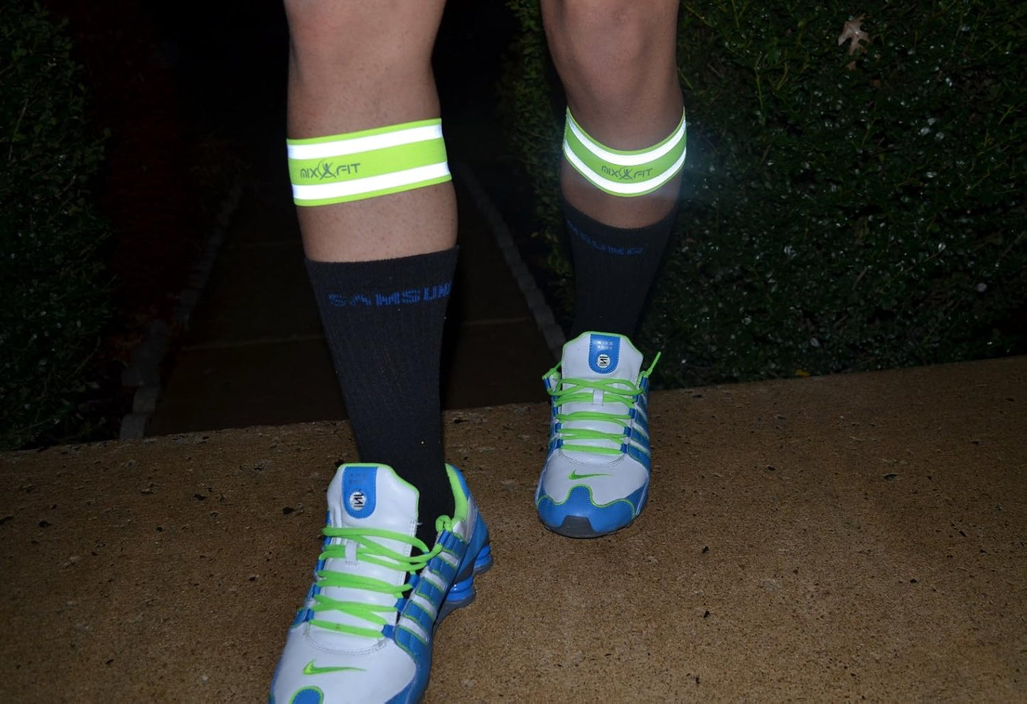 MIX FIT Mixxfit Safety Reflective Band, Neon Green
