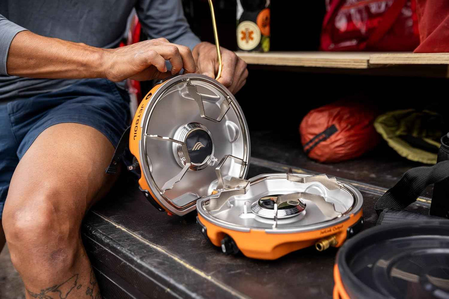 Jetboil Genesis Basecamp Camping Stove - Portable, Fast Boil, Perfect for Outdoor Adventures