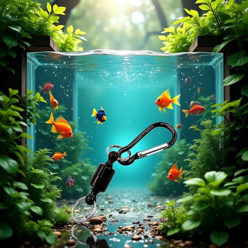 Black Fishing Strongest Magnetic Net Release Magnet Clip Holder Retractor, Quick Release Keychain with Super Strong Magnet, KeychainMagnet Carabiner Fly Fishing Magnetic Buckle Fishing Equipment