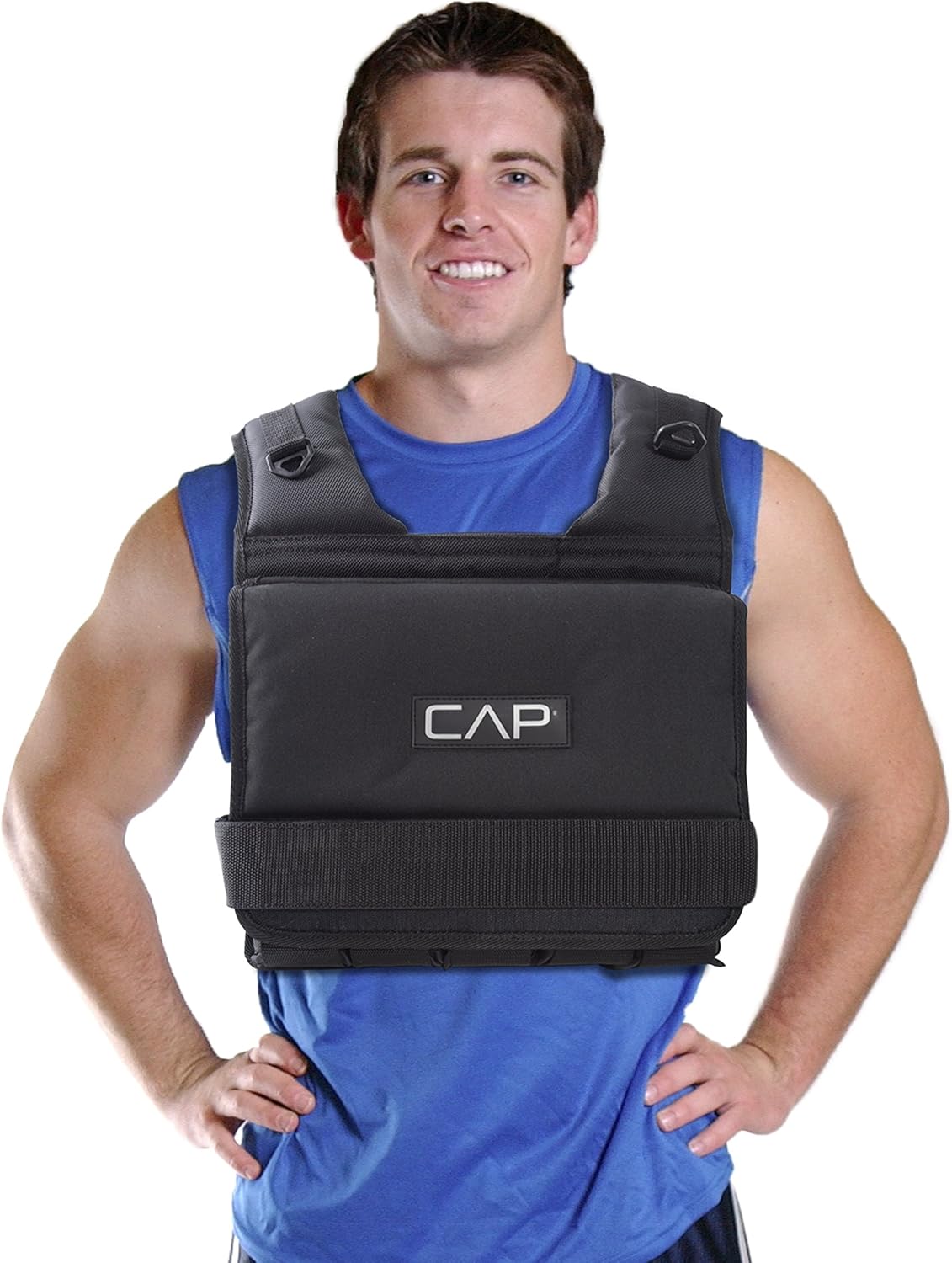 Adjustable Weighted Vest by CAP Barbell | Custom Fit for Enhanced Workouts