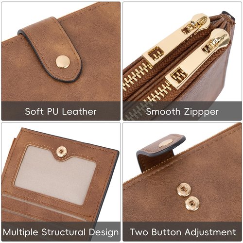 CLUCI Sling Bag for Women Bundles With Slim Wallet for Women