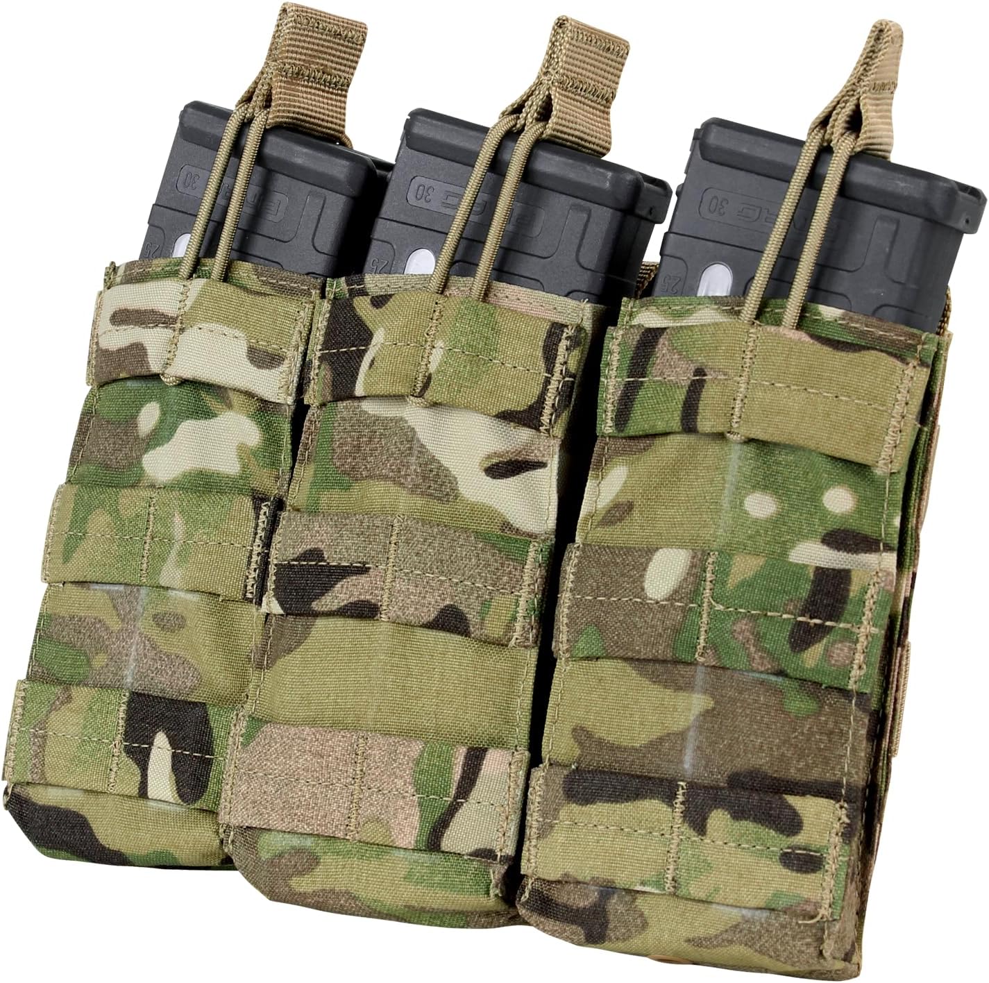Condor MA27-008 Triple M4/M16 Open Top Mag Pouch Multicam