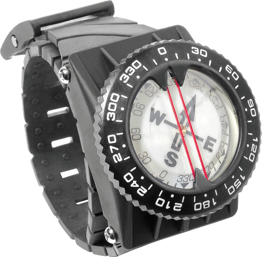 Cressi Underwater Compass for Scuba Diving | Easy-to-Read Instrument in All Conditions