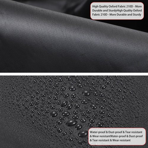 OwnMy Black Large Treadmill Dust Cover for Home Gym Running Machines, 79" L x 37" W x 59" H Indoor Outdoor Treadmill Cover, Waterproof Windproof Treadmills Dust Covers
