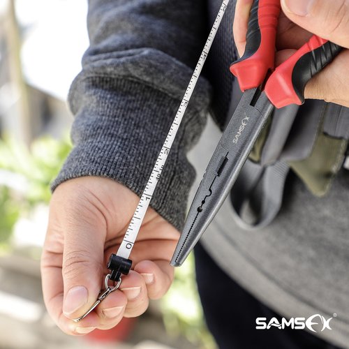 SAMSFX Tape Measure Fish Ruler 40Inch/1Meter Retractable Measuring Tape for Fish Measurement Dual Sided Fishing Equipment (3PCS in Pack)