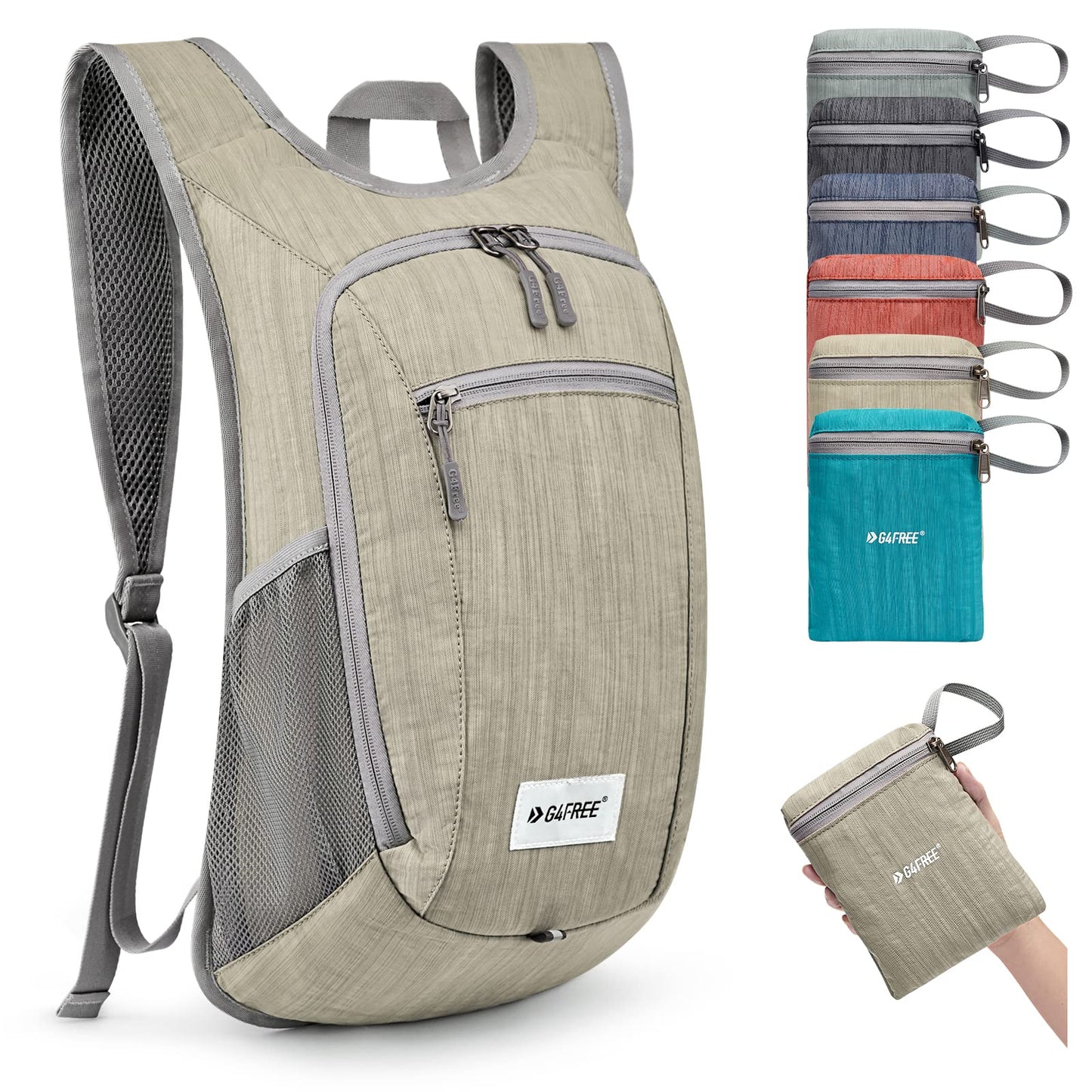 G4Free 10L/15L Lightweight Hiking Backpack+12L Lightweight Small Hiking Backpack