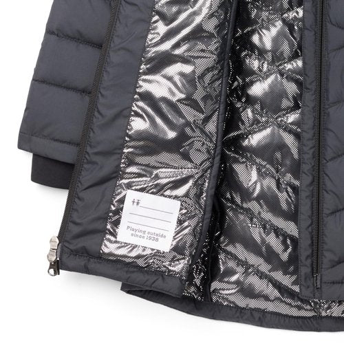Columbia Youth Girls Heavenly II Long Jacket, Black, Small