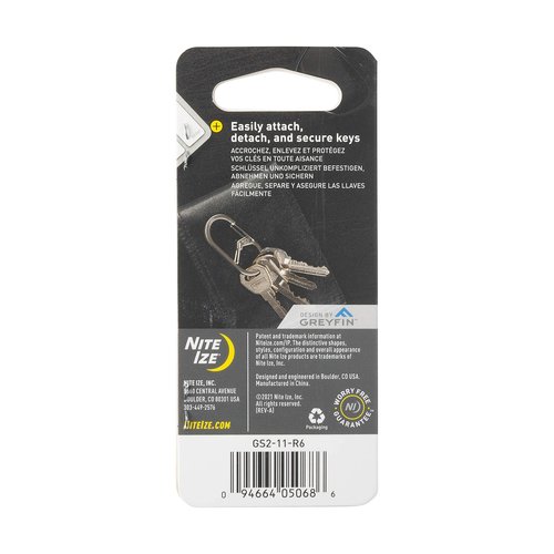 Nite Ize GS2-11-R6 G-Series Dual Chamber Carabiner, Size #2 2-Pack, Stainless Steel