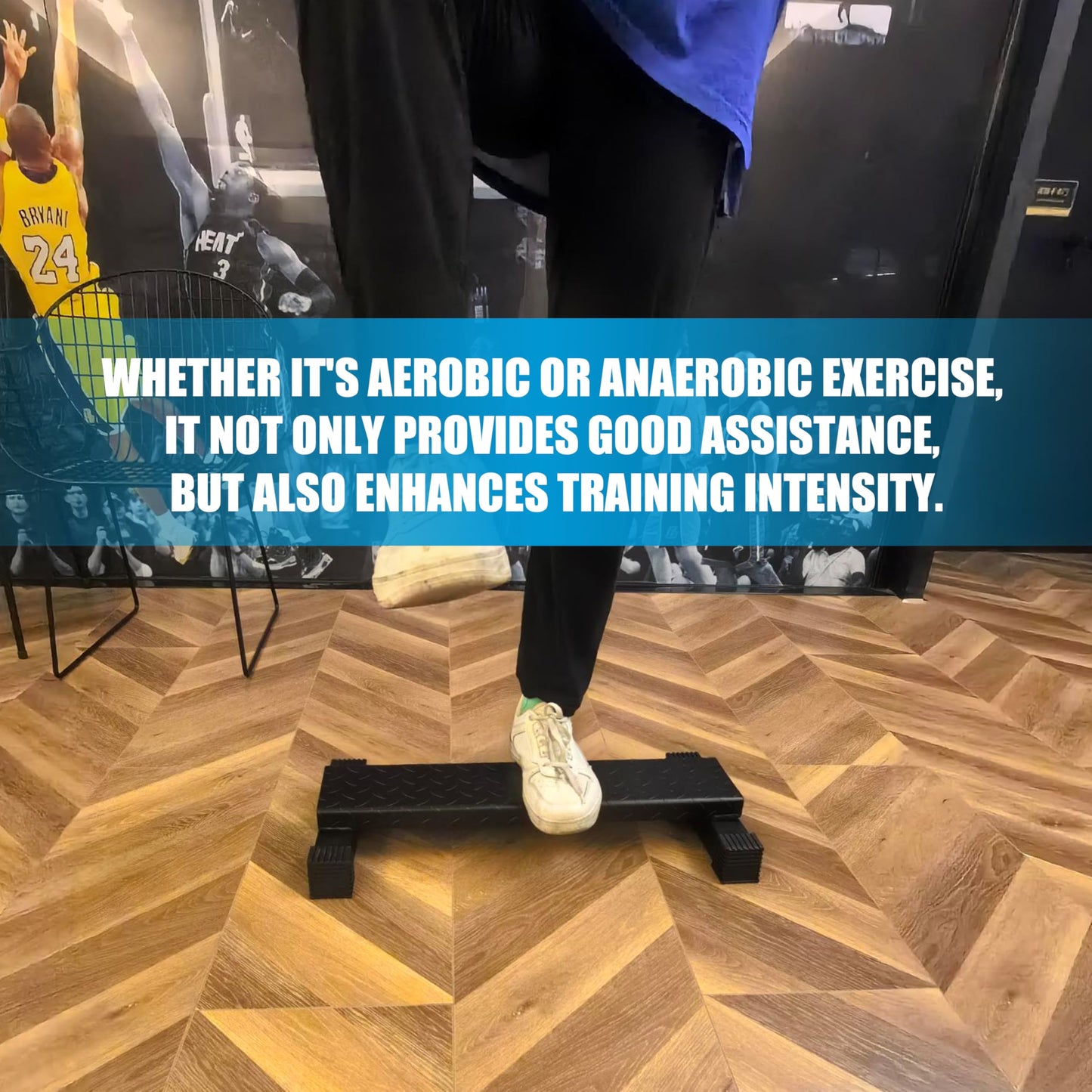 EVERYMATE Steel Calf Raise Block, Standing Calf Machine for Stretching Calf Muscles, Relaxing Ankles, Anti-Slip Solid Platform