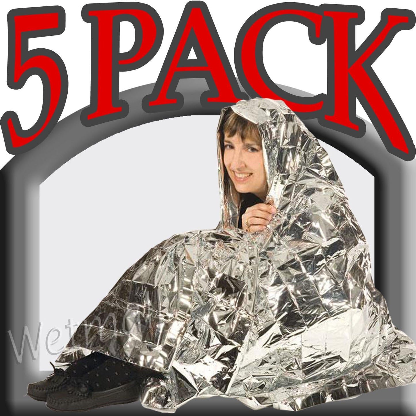 Science Purchase Emergency Thermal Blankets (5 Pack)