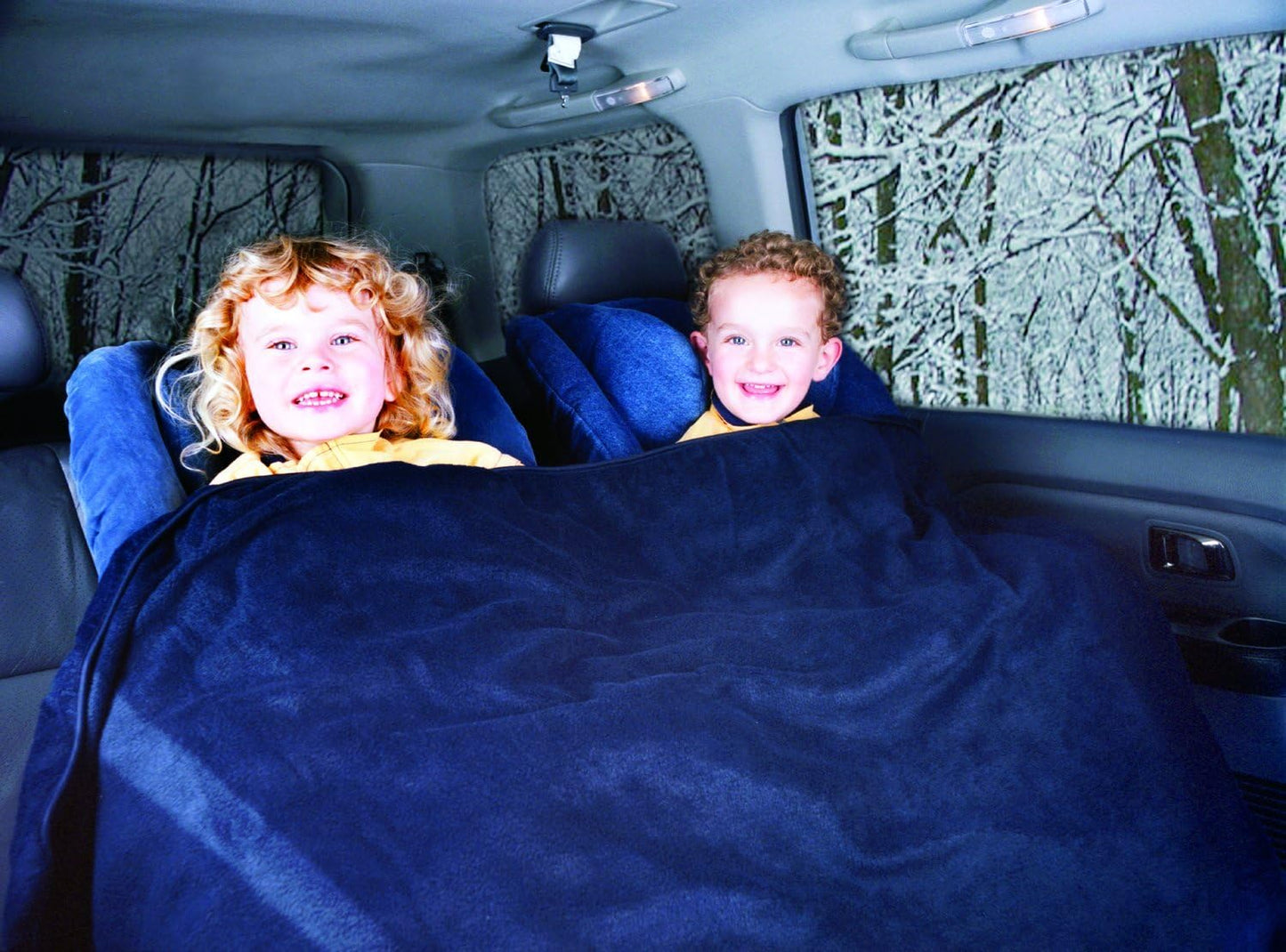 Maxsa 20014 Large Heated Travel Blanket for In-Vehicle Usage with 12-Volt Car Adapter and Safety Timer (41"" x 57""), Red Plaid