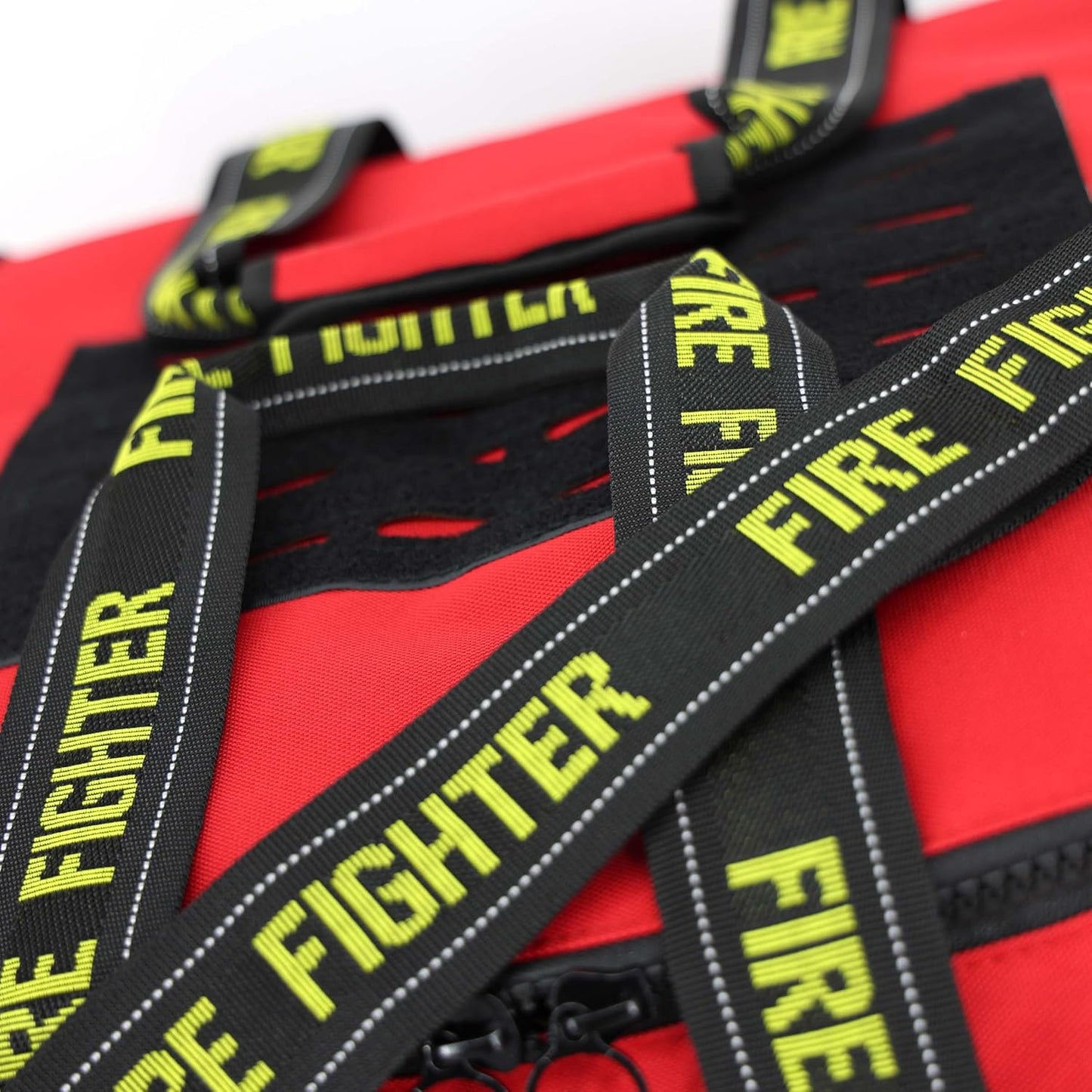 Lightning X Products Premium XL Step-In Turnout Gear Bag With Shoulder Strap & Front Pockets - Red
