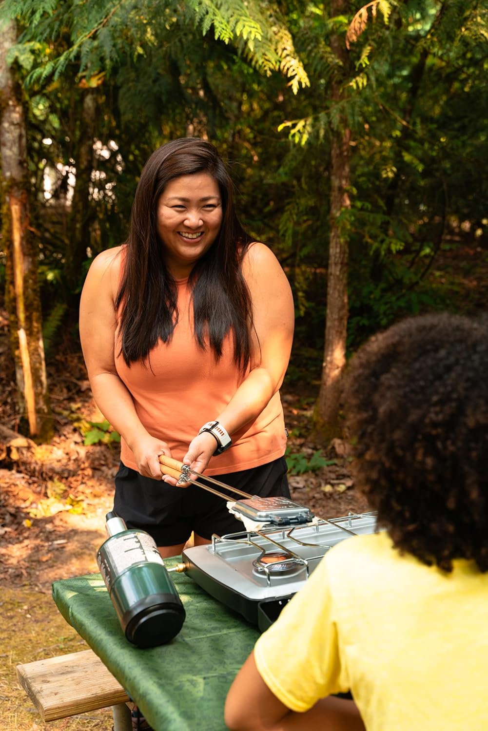 Coghlan's Aluminum Camp Cooker, Lightweight & Durable Non-Stick Ceramic Interior, for Sandwiches, Pies, & Desserts, Great for Camping, BBQs, Campfires, Campfire Cooking