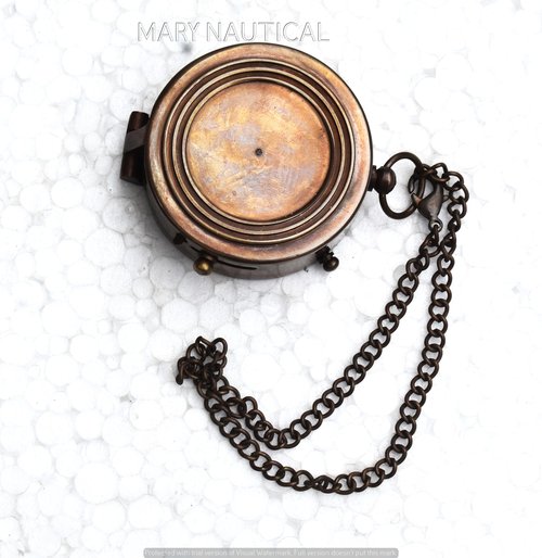 Engraved Brass Compass Gift for Grandson – A Meaningful Keepsake for Birthday, Baptism, Graduation & Confirmation