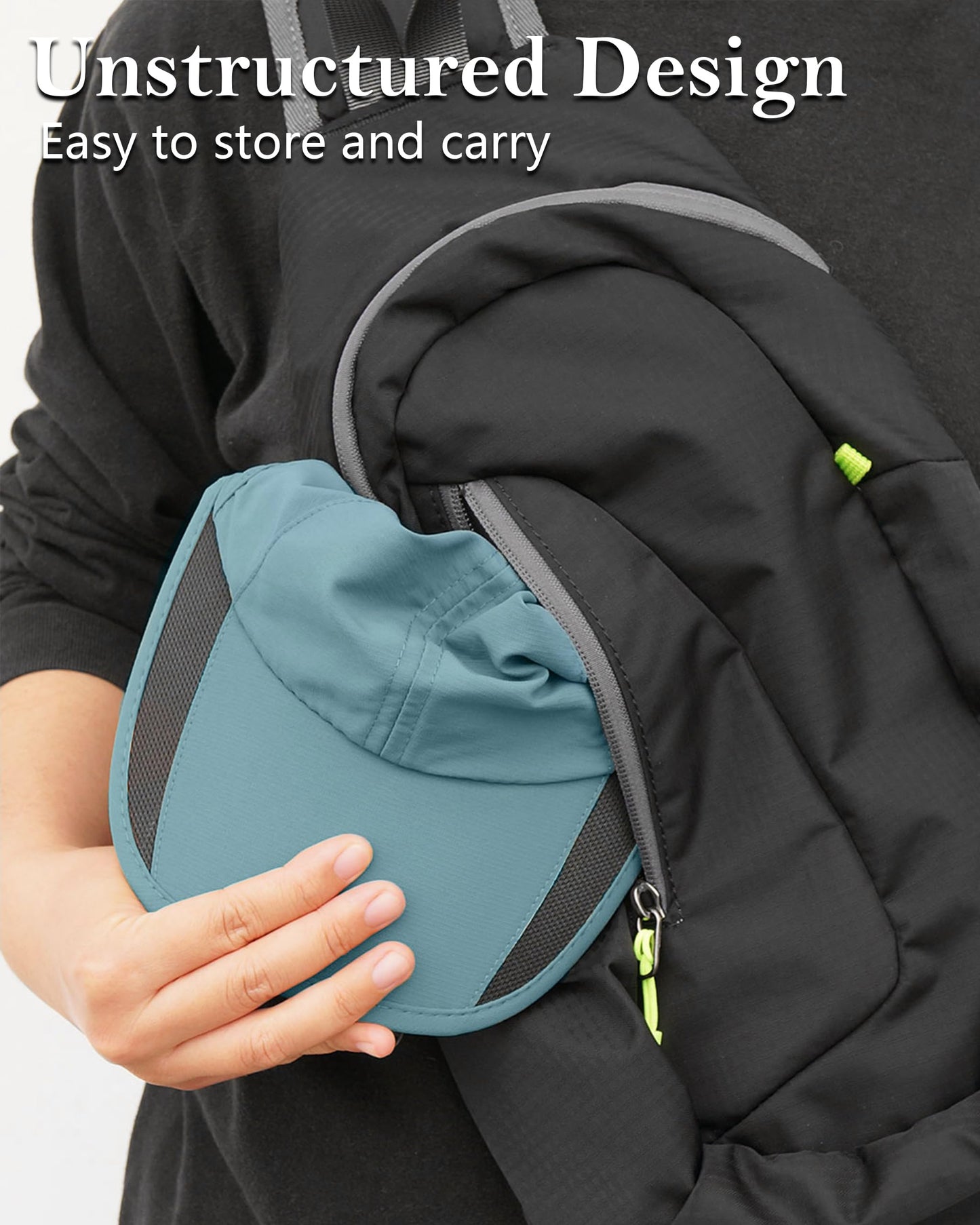 GADIEMKENSD Dad Hat Men Running Cap Summer Sun Hat Dri Fit Workout Cooling Hats Trucker Hat Hiking for Golf Hiking Outdoor Camping Gym Tennis Travel Cycling Horse Fishing Walking Sky Blue M