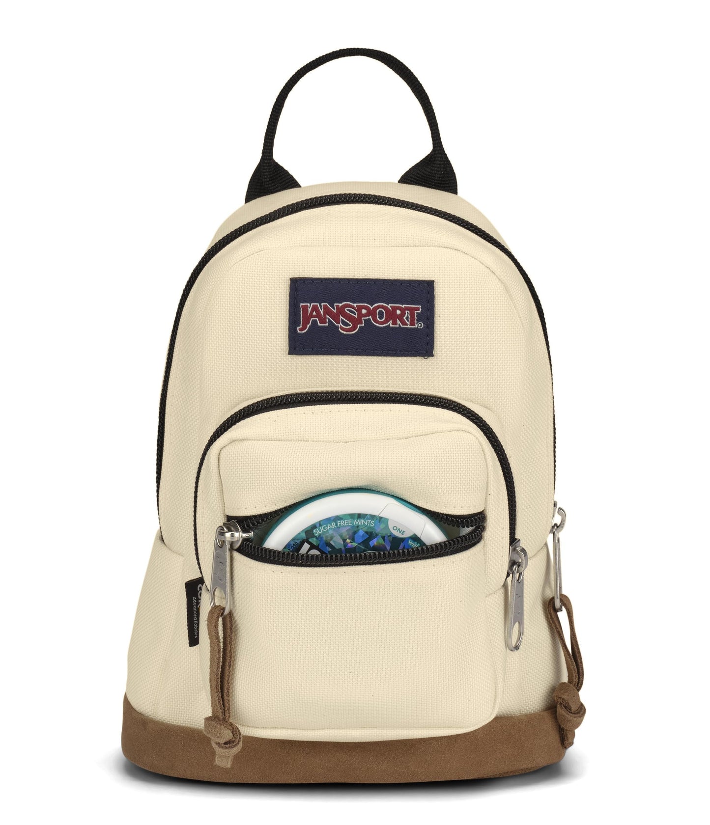 JanSport Right Pack Mini – Compact Backpack with Large Main Compartment, Front Utility Pocket, and Front Zippered Stash Pocket, Coconut