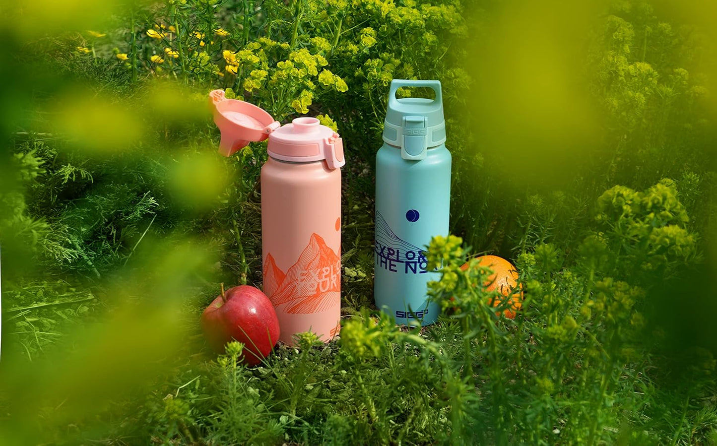 SIGG - WMB ONE Top (One Size) - Replacement Lid Wide-Neck Water Bottles - Flip Top - Gasket Included - Accessories